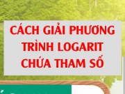Cách giải và biện luận phương trình Logarit chứa tham số m - Toán 12 chuyên đề